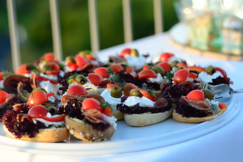 Talerz z przekąskami Talerz z przekąskami