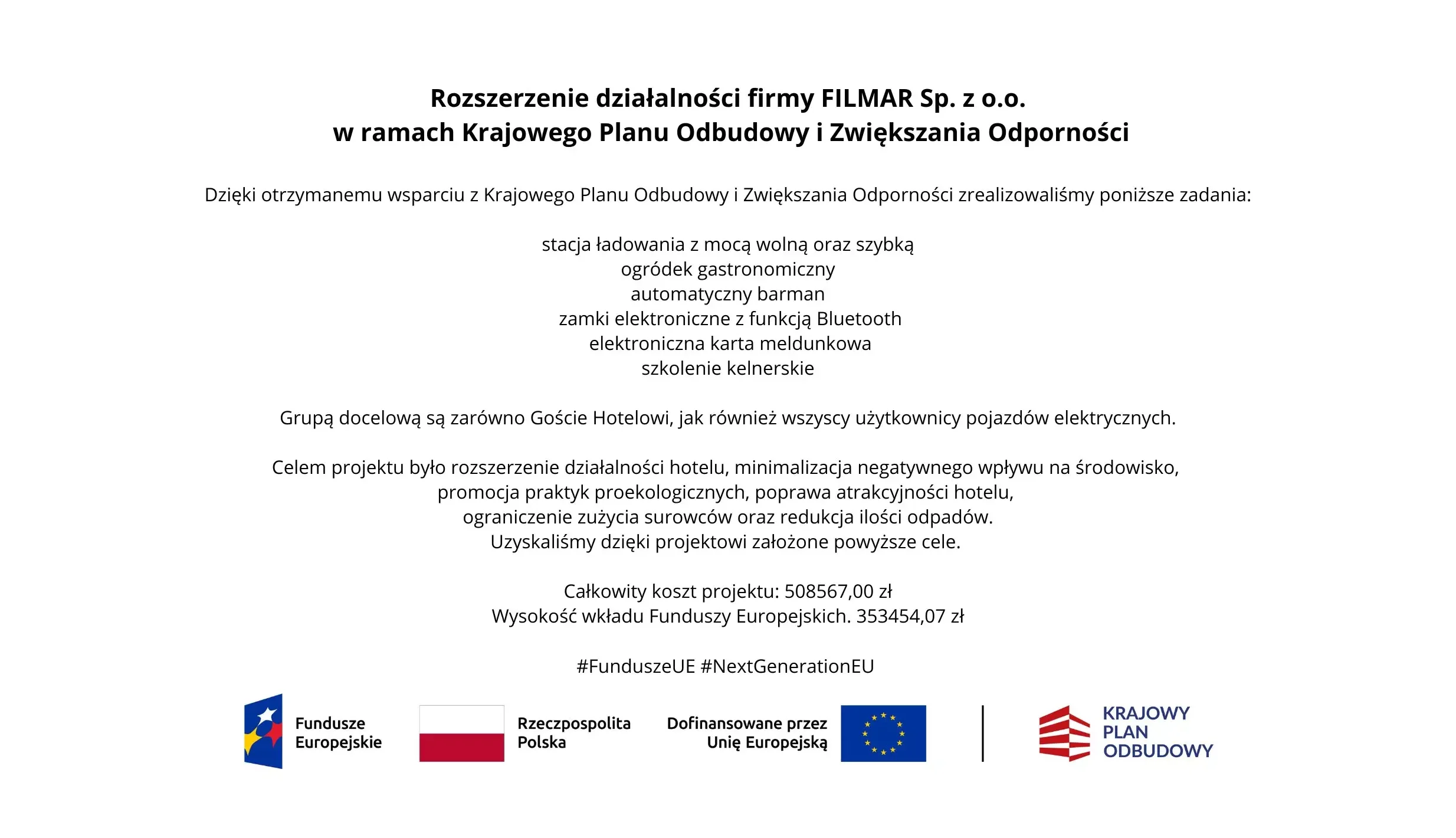 Rozszerzenie Działalności