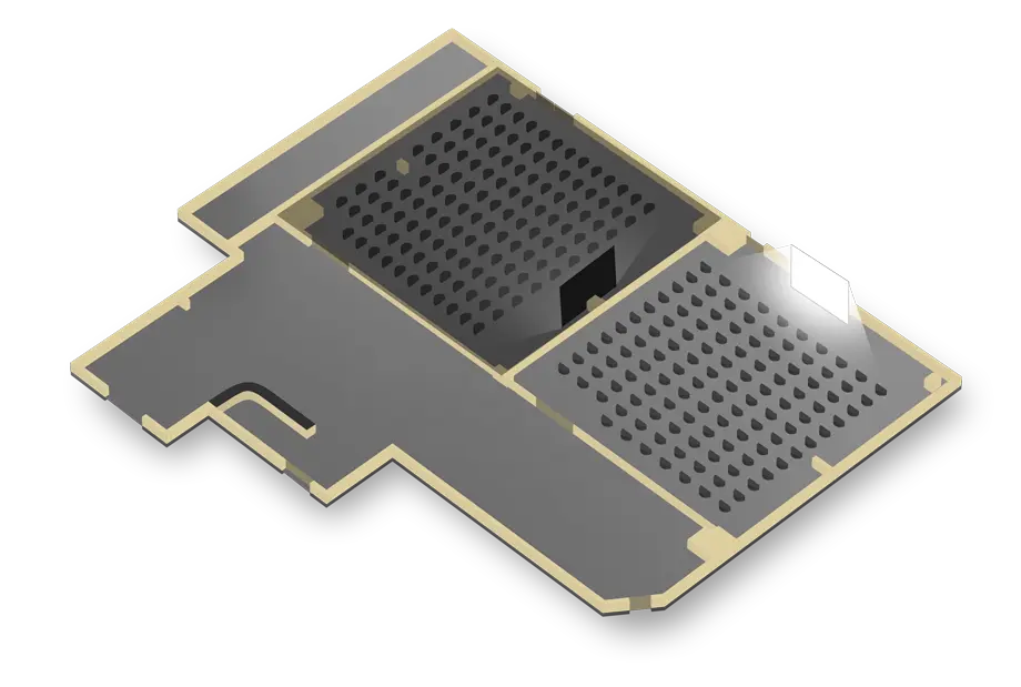 Schemat sali Kujawskiej